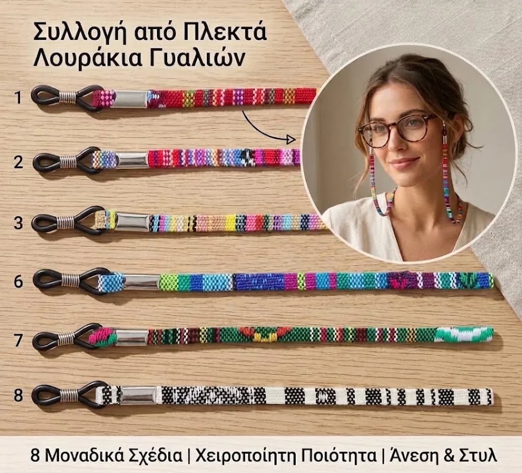 Κορδόνι Γυαλιών - Υφασμάτινο σε Boho / Ethnic Στυλ