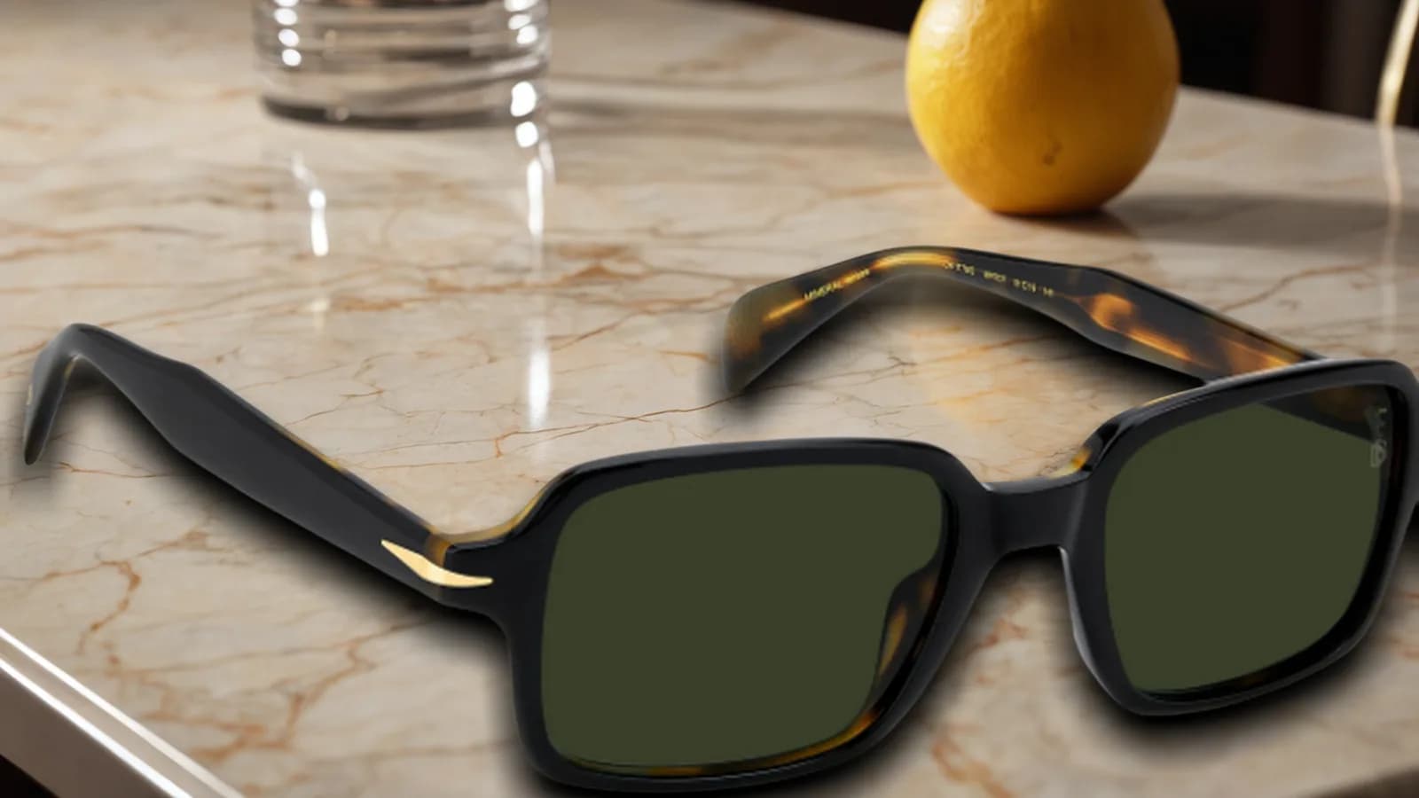 Eyewear by David Beckham Ανδρικό - DB 1179/S (Μαύρο/Ταρταρούγα)